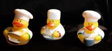 CHEF COOK Rubber Duck Duckie 2" - Choose Your Favorite FREE SHIPPING 