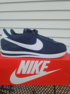 Mens Nike Cortez 72s Vintage Sneakers Size 11.5 Blue And White, Brand New
