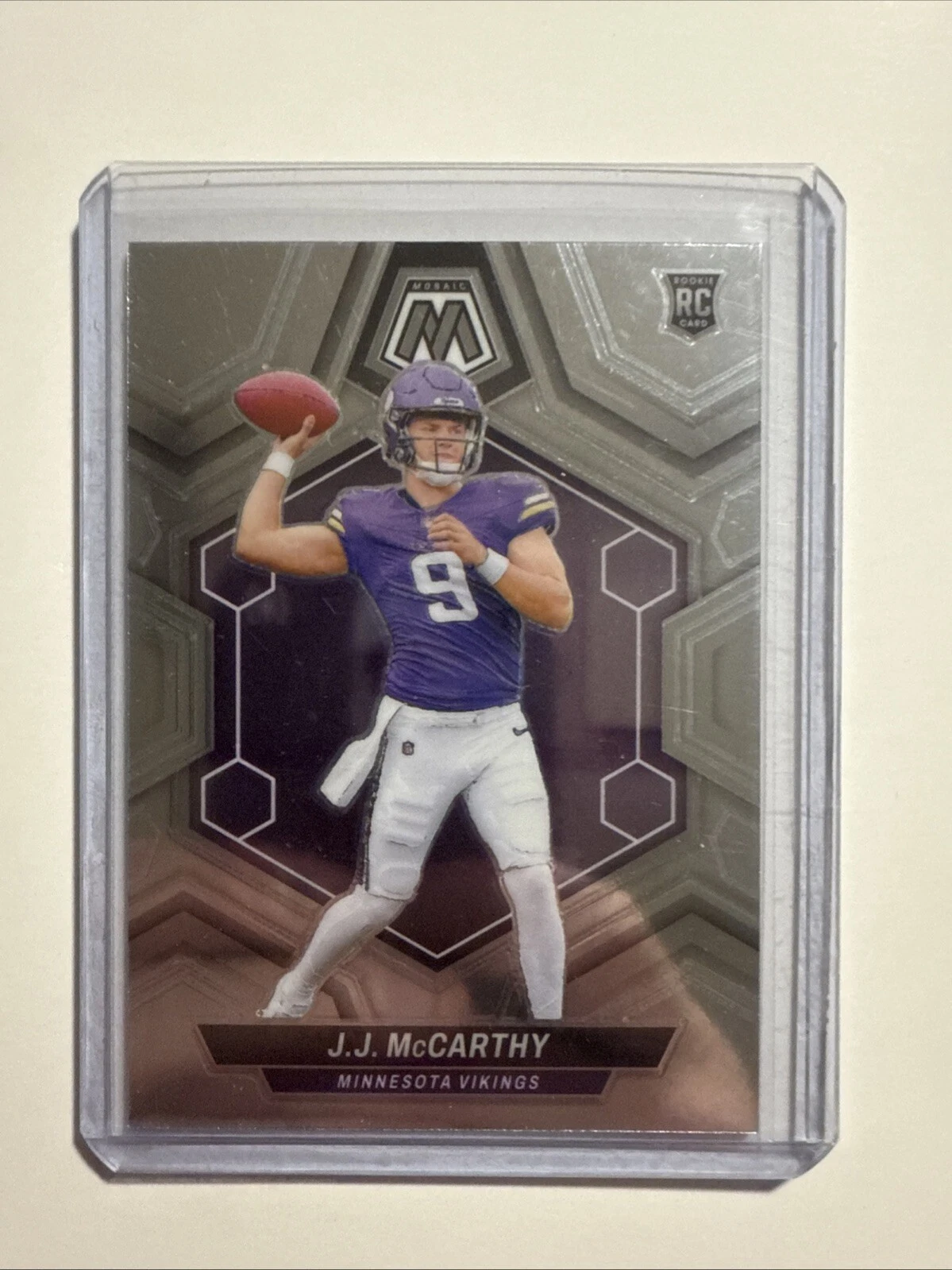 2024 Mosaic J.J. McCarthy Rookie Card RC #310 Vikings