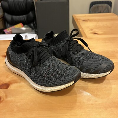 Adidas Ultra Boost Uncaged Running Shoes BB3050 Grey Black Women s Size 6