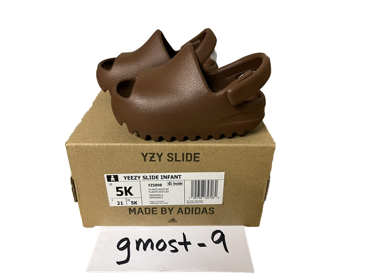 Yeezy Slide - Infant - Size 5K - Flax - FZ5898 - Brand new Yeezy Slide - Infant - Size 5K - Flax - FZ5898 - Brand new
