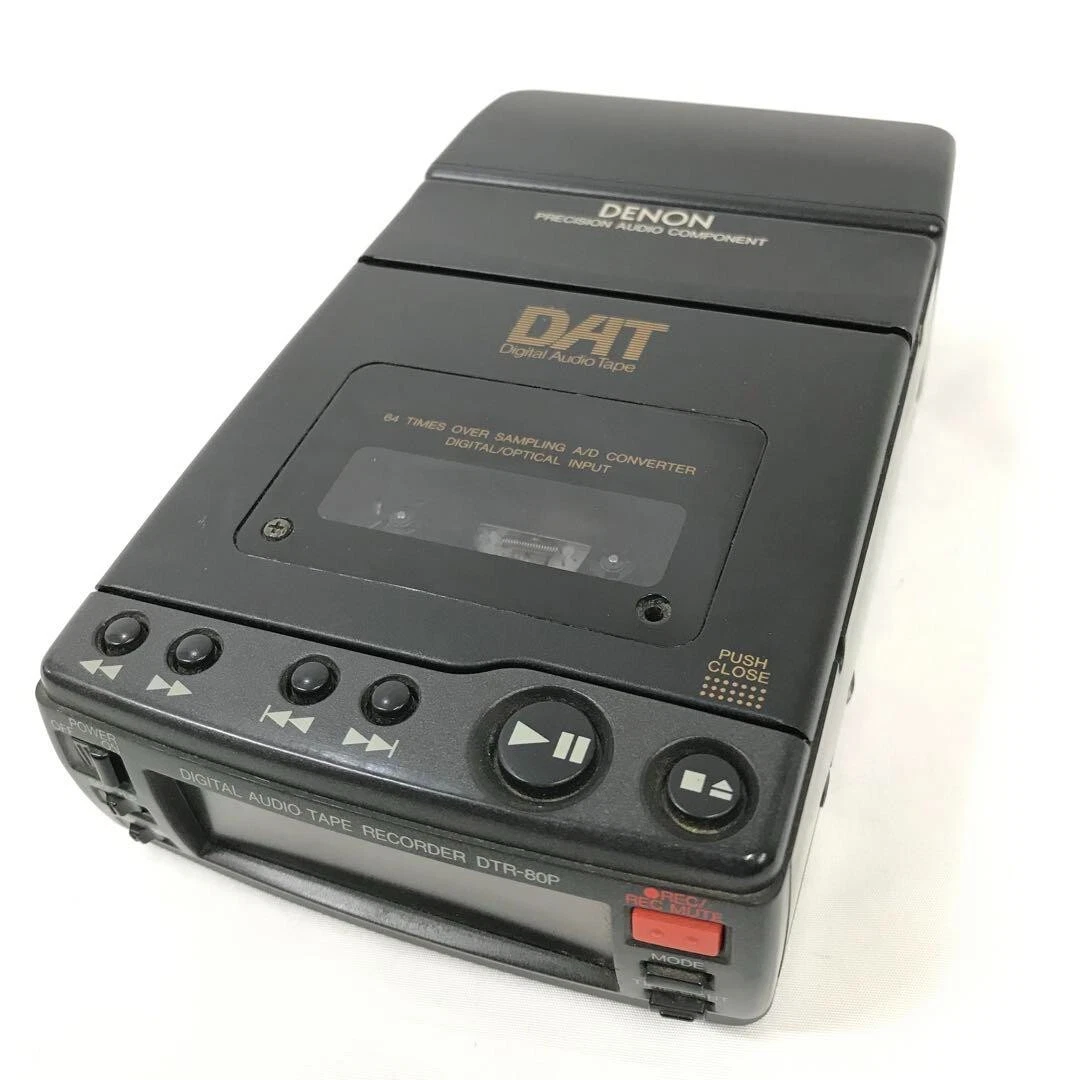 [JUNK] Denon DTR-80P DAT Recorder Portable Digital Audio Tape Player Japan
