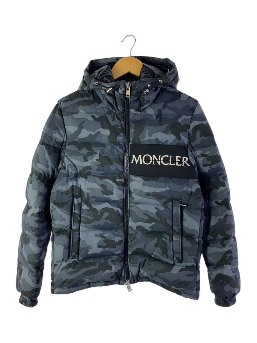 MONCLER Down Jacket 1 Polyester Navy Camouflage D20914188405 MONCLER Down Jacket 1 Polyester Navy Camouflage D20914188405