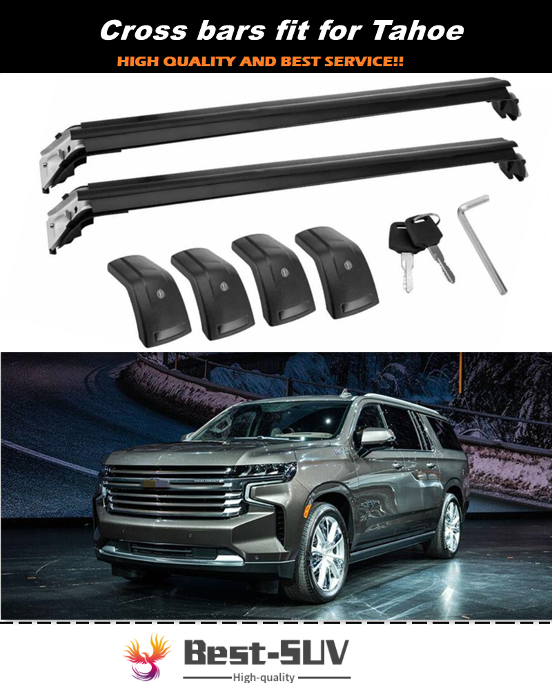 Crossbar Cross bars Fits for Chevrolet All New Tahoe 2021 Roof Rack Rail Carrier