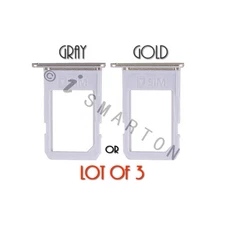 Lot of 3 Samsung Galaxy S6 Edge Plus G928 SIM Tray / SIM Card Holder Repair Part