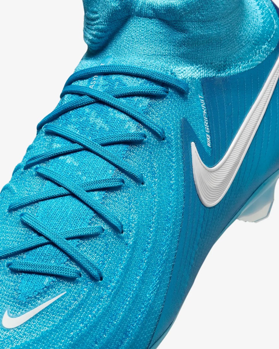 New Nike Phantom Luna 2 Elite FG High Soccer Cleats - Blue Fury