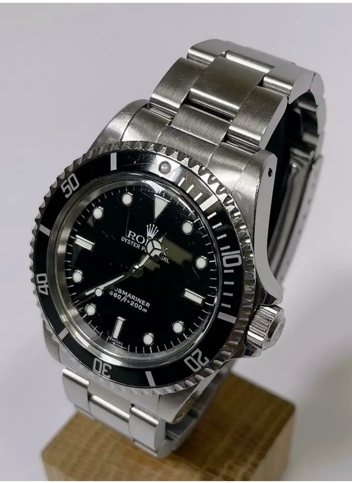 Rolex Submariner 5513 no date FULL SET Excellent Condition 1988 image 7