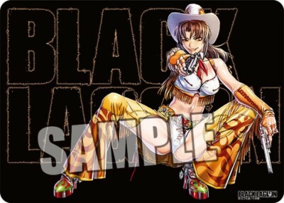 Official Character All Purpose Rubber Mat Black Lagoon 
