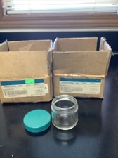 Lot Of 8 QORPAK GLC-05236 Glass Jars With Lids