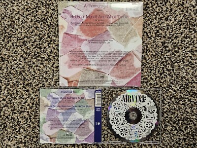 NIRVANA Pennyroyal Tea (1994) CANCELED CD SINGLE AUTHENTIC RARE
