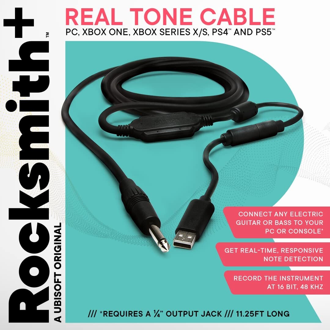 Rocksmith Real Tone Cable Ubisoft Brand New Free Shipping