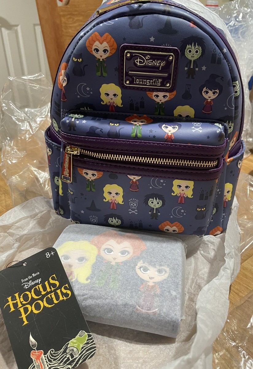Loungefly Disney Hocus Pocus Chibi AOP Mini Backpack  display picture 3