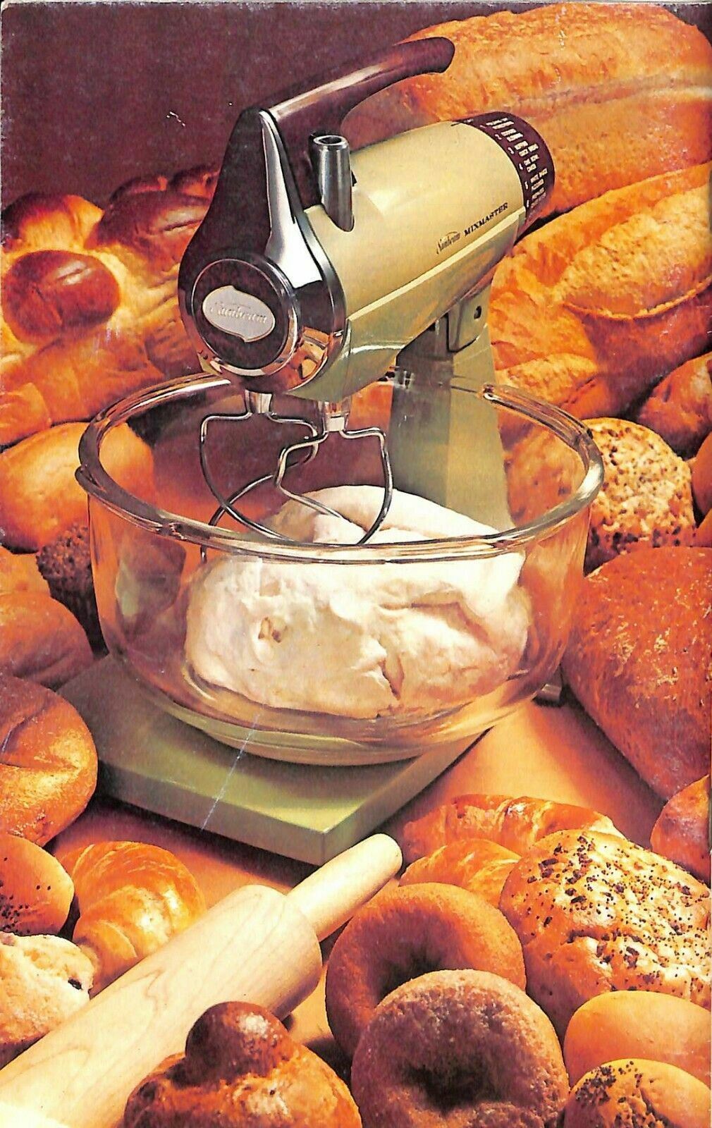 Sunbeam Deluxe Mixmaster Recipes Cookbook Vintage 1975 CPD81