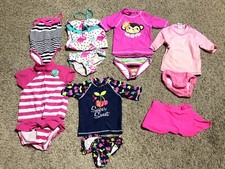 Girls-Size 4T-Swimsuits Lot of 12 