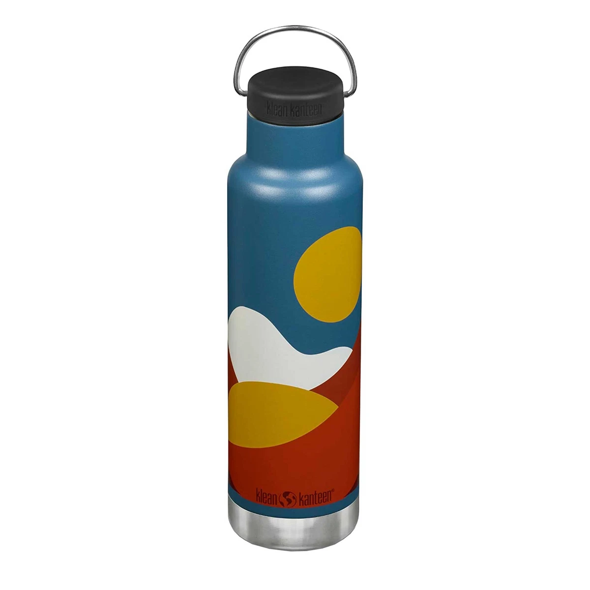 Klean Kanteen Water Bottle Classic Insulated Mountains 20 oz
