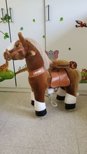 PonyCycle Ride On Horse Toy 30" - Chocolate Brown
