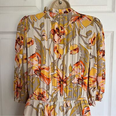 Ophelia Roe Floral Midi Summer Dress Women's Small ~ NWOT | eBay Ophelia Roe Floral Midi Summer Dress Women's Small ~ NWOT | eBay