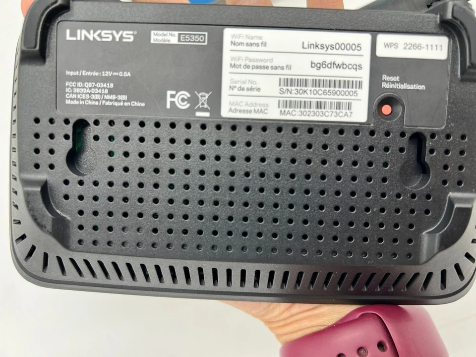 Linksys E5350 Wireless Router Dual-Band WiFi 5 AC1000 - Image 4 of 4