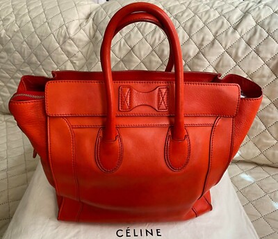 celine red purse
