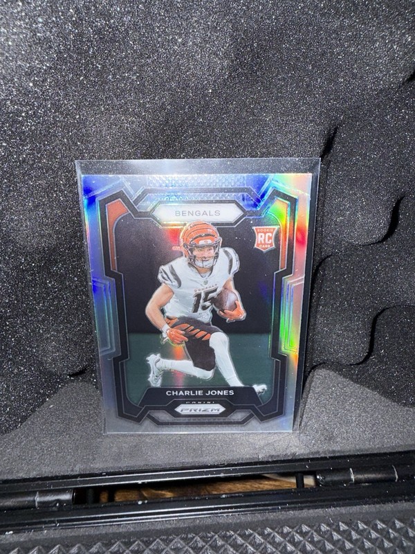 2023 Panini Prizm - Rookies Charlie Jones #317 Silver Prizm (RC)