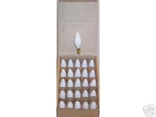 25 NEW Size C7 REPLACEMENT CHRISTMAS LIGHTS White Color