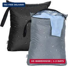 OTraki 2PCS Wet Bags 16x20 inch Medium Wet Dry Bag for Swimsuit and Towels Water