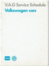 VW GOLF Mk2 POLO Mk2 PASSAT Mk3 SCIROCCO Mk2 ORIG. 1989 SERVICE RECORD BOOKLET