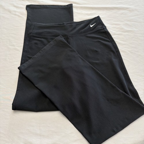 Nike Women's Perfect Fit Dry Sport Black Flare Track Pants. Style 227609 Size S