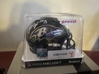 Jonathan Ogden Signed Inscribed "HOF13" Riddell Mini Helmet Auto Beckett BAS COA