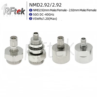 NMD 2,92 mm - 2,92 mm Stecker Buchse für VNA Stecker Vector Netzwerk Analyzer Adapter - Bild 1 von 4