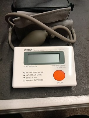 Omron HEM-412C Automatic Inflation Blood Pressure monitor