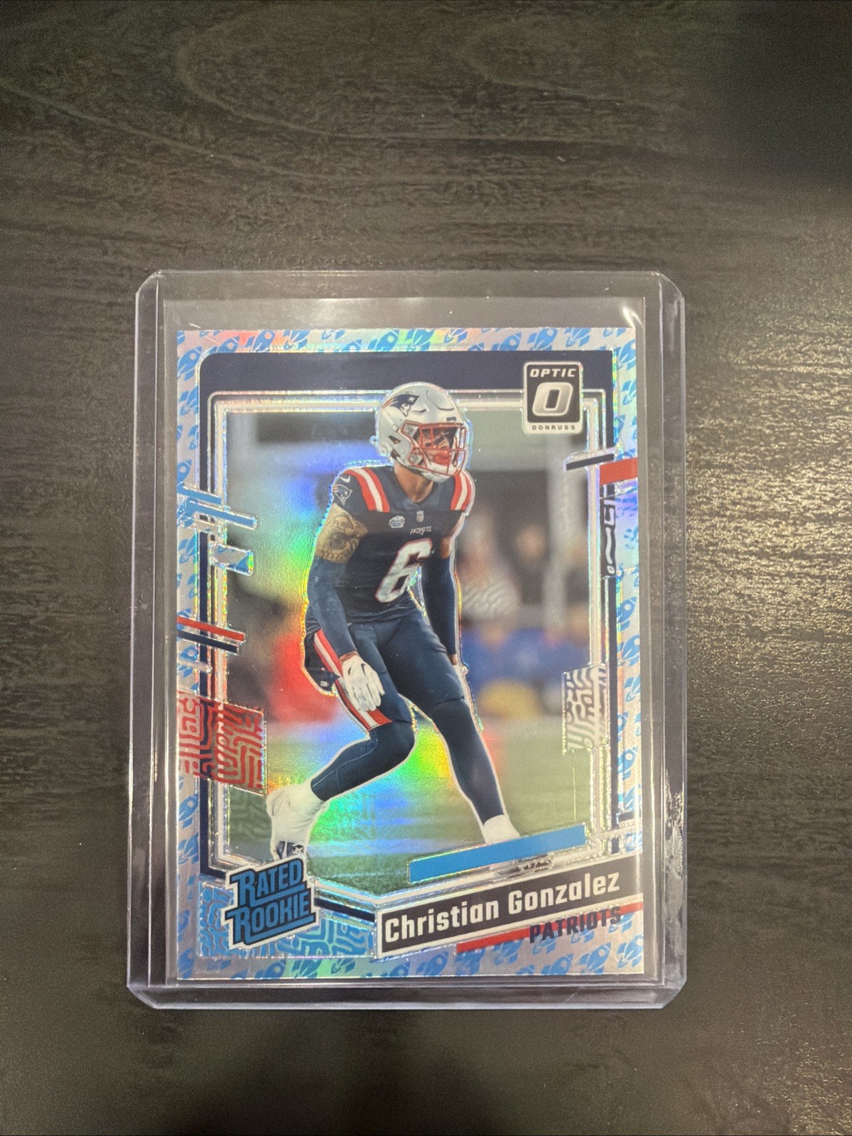 2023 Panini Optic - Rated Rookie Christian Gonzalez #274 Rocket Prizm (RC)