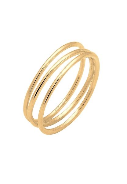 Elli Ring Damen Wickel Filigran In 925 Sterling Silber Vergoldet-image