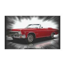 Car Magnet Of 1966 Chevrolet Impala Ss Car Magnet Of 1966 Chevrolet Impala Ss
