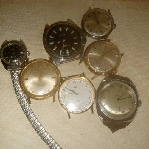 Vintage Watch Lot – Timex Electric,Self Wind, Mechanical, Sport Etc For Parts/Re