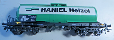 Electrotren H0 5872 K Kesselwagen Haniel Heizöl der DB gut ohne OVP
