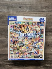 NIB White Mountain Puzzles The Eighties - 1000 Piece Jigsaw Puzzle 1980s