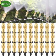 30PCS Mist Spray Nozzle Set Brass Adjustable ...