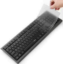 Universal Clear Desktop Computer Keyboard Proction Skin Cover for PC 104/107Keys