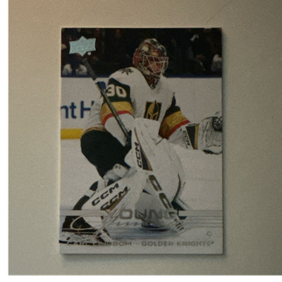 Upper Deck 2025-26 Series 2 Young Guns Carl Lindbom Golden Knights #464