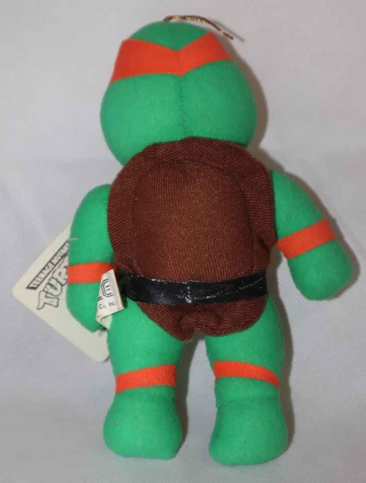 MICHAELANGELO VTG PLUSH FIGURE TEENAGE MUTANT NINJA HERO TURTLE TMNT ACE 1989 - Image 4 of 4