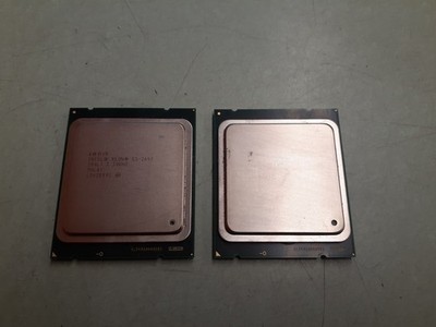 (2) Intel Xeon E5-2643 Quad Core 3.30GHz 10MB LGA2011 Processor SR0L7