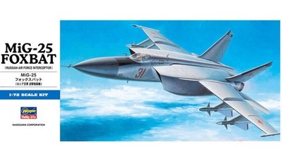 HASEGAWA 1/72 HA01434 Mig-25 Foxbat (Fighter Plastic Assembly Model Kit)