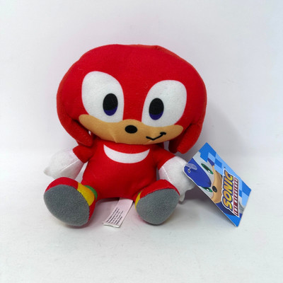 Sonic Hedgehog Big Head Knuckles Plush Animal Toy Factory Red Doll 5'' with TAG