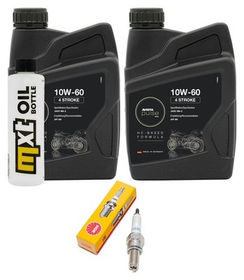 Inspection package MXT 2 liter engine oil Avista oil 10W-60 + 1 x spark plug NGK CR8E