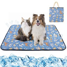 40.2"x28" Foldable Dog Cooling Mat, Washable Cooling Mat for Dogs, Soft Blank...