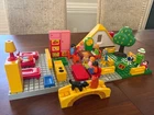 Vintage Playmobil Geobra Family House Lot 1981 1990 Figures Furniture Accessorie