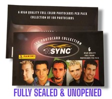 VTG *NSYNC PANINI PHOTOCARDS FULLY SEALED UNOPENED PACK