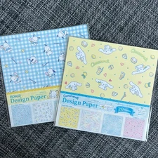 Cinnamoroll Pochacco Origami Folding Paper Set Of 2 Japan Colorful