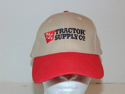 #ad #ad Tractor Supply Co Tan Adjustable Hat Cap strapback $8.99
